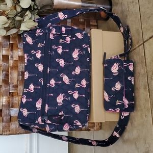 Vera Bradley Flamingo Purse and Wallet